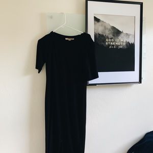 Forever 21 Black shirt dress Midi